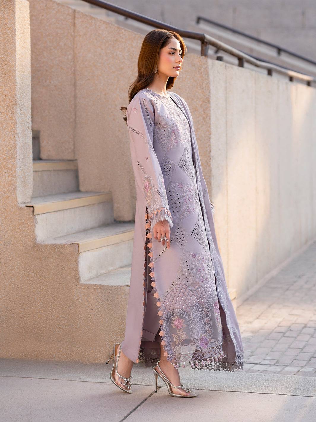 Parishay | Dil e Raqsam Festive Eid Lawn | DR-07 by Maria Faisal - Registered Vendor of : Parishay - type : Ladies Clothes - 100% original wedding dresses