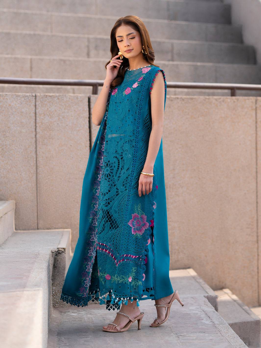 Parishay | Dil e Raqsam Festive Eid Lawn | DR-10 by Maria Faisal - Registered Vendor of : Parishay - type : Ladies Clothes - 100% original wedding dresses