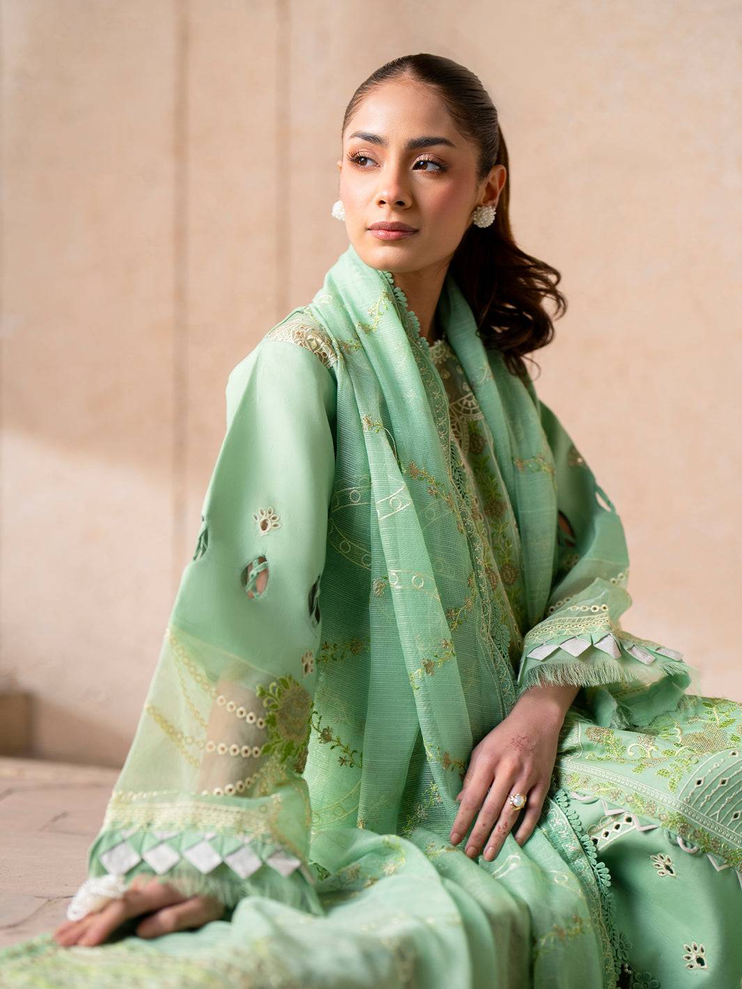 Parishay | Dil e Raqsam Festive Eid Lawn | DR-11 by Maria Faisal - Registered Vendor of : Parishay - type : Ladies Clothes - 100% original wedding dresses