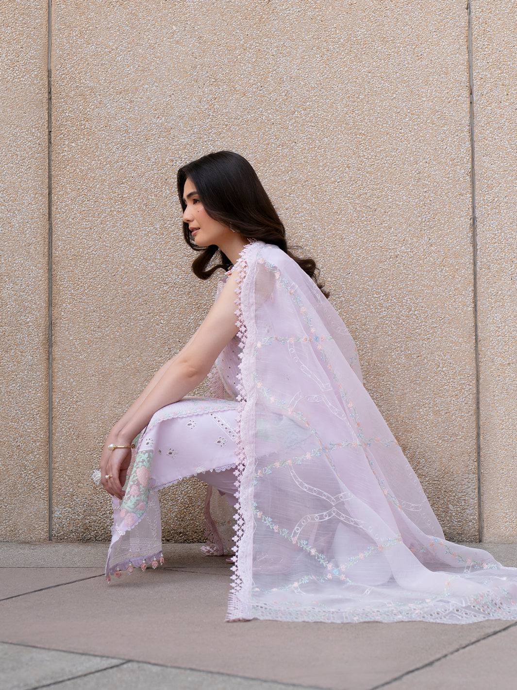 Parishay | Dil e Raqsam Festive Eid Lawn | DR-12 by Maria Faisal - Registered Vendor of : Parishay - type : Ladies Clothes - 100% original wedding dresses