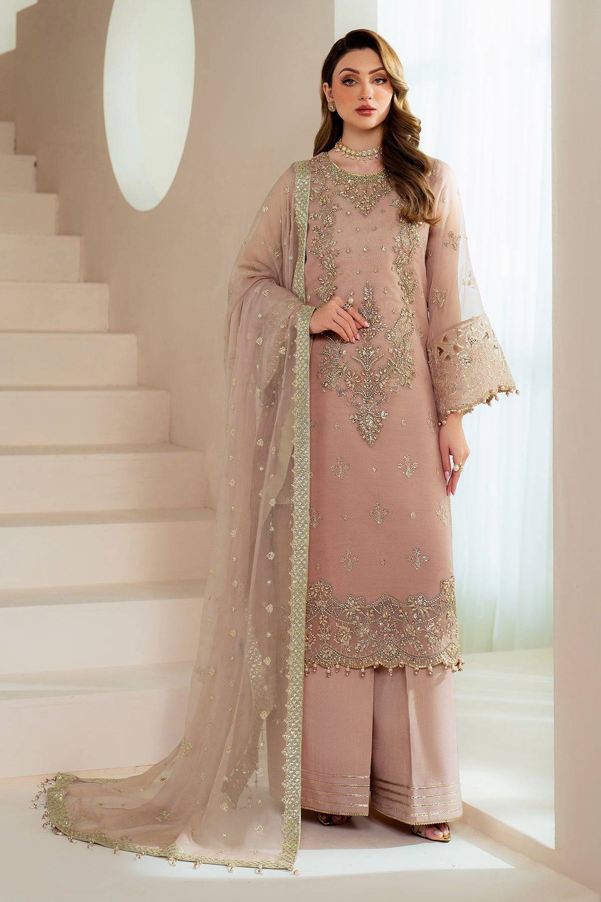 Alizeh | Aymal Chiffon | AF-BHM-4043-Jade by Maria Faisal - Registered Vendor of : Alizeh - type : Ladies Clothes - 100% original wedding dresses