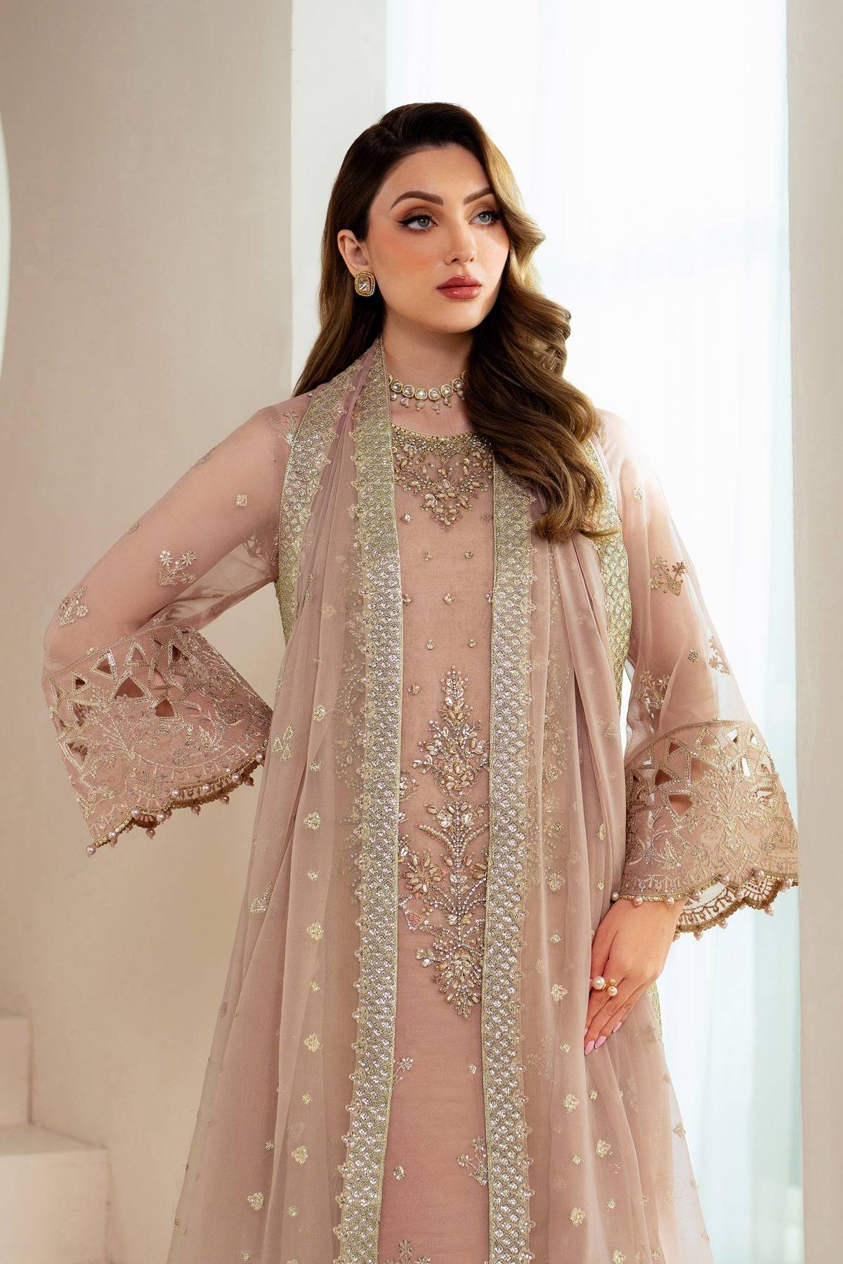 Alizeh | Aymal Chiffon | AF-BHM-4043-Jade by Maria Faisal - Registered Vendor of : Alizeh - type : Ladies Clothes - 100% original wedding dresses