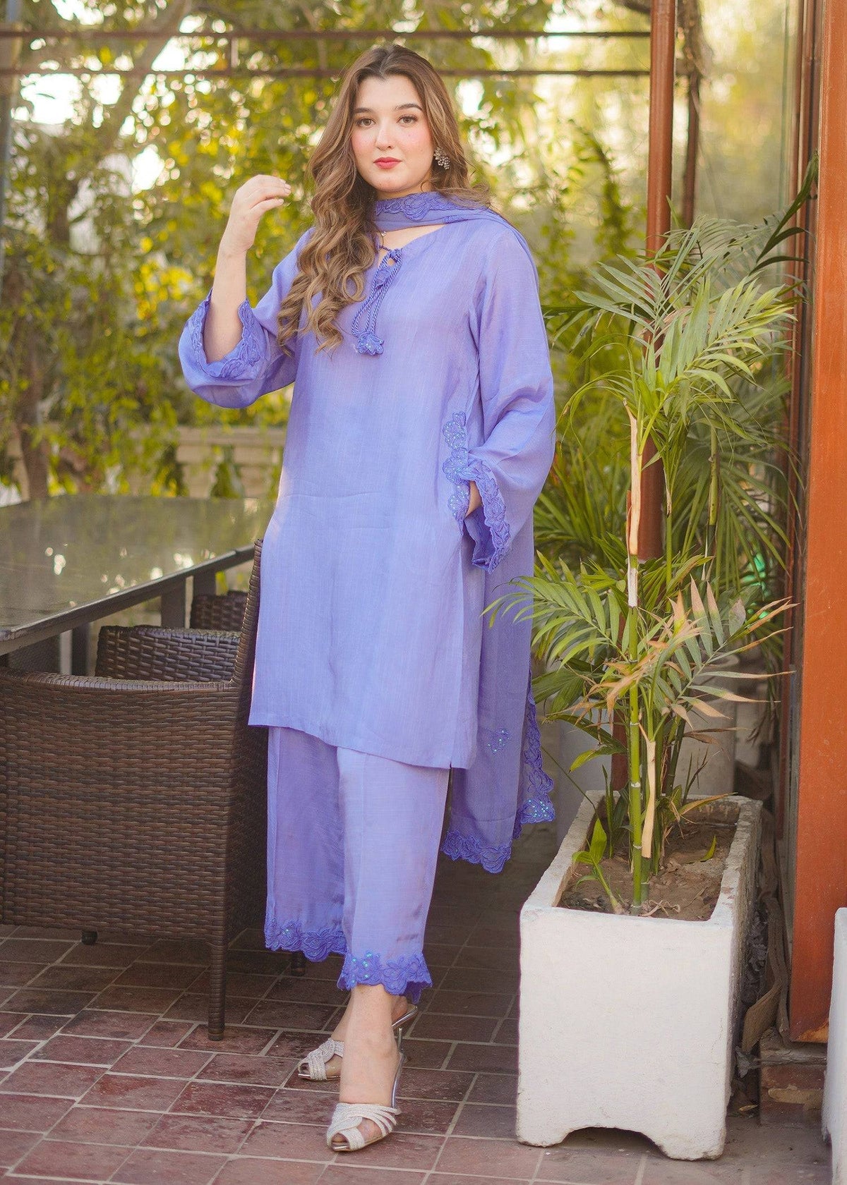 Fozia Khalid | Silk Spire | LAGOON by Maria Faisal - Registered Vendor of : Fozia Khalid - type : Ladies Clothes - 100% original wedding dresses