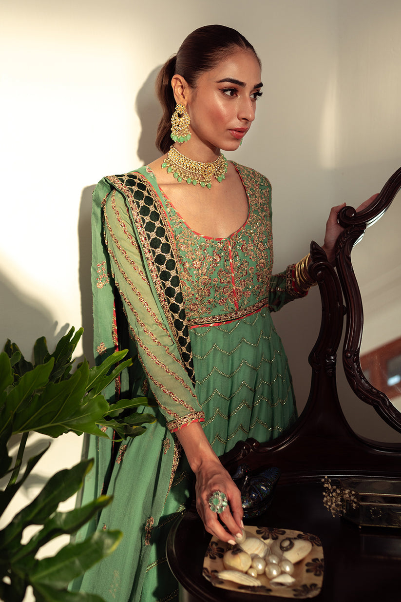 Neeshay | Dastaan Luxury Chiffon | Noreen - Wedding Dress - Maria Faisal