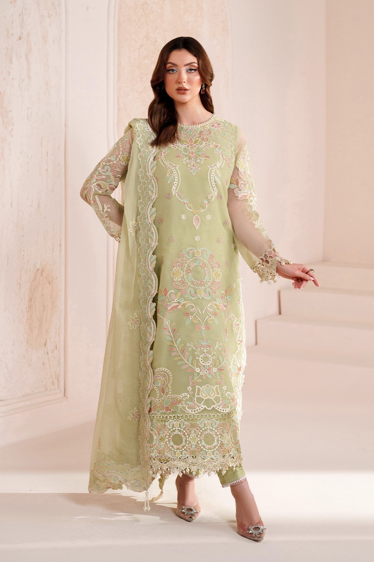 Alizeh | Threads Eid Festive Edit 26 |AF-BDHG-5042-Anya - Formal Dress - available at Maria Faisal in UK and USA.