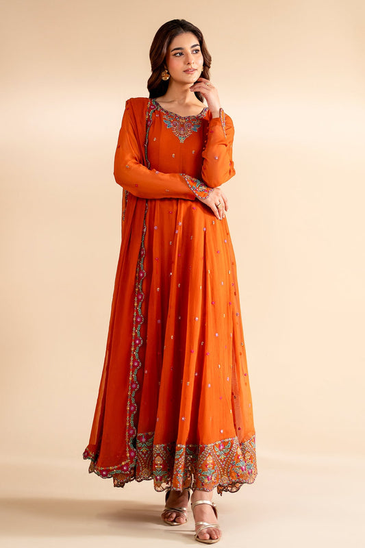 Charizma | Festive Pret | 3-PC Embroidered Chiffon CMA-6-319 - Formal Dress - available at Maria Faisal in UK and USA.