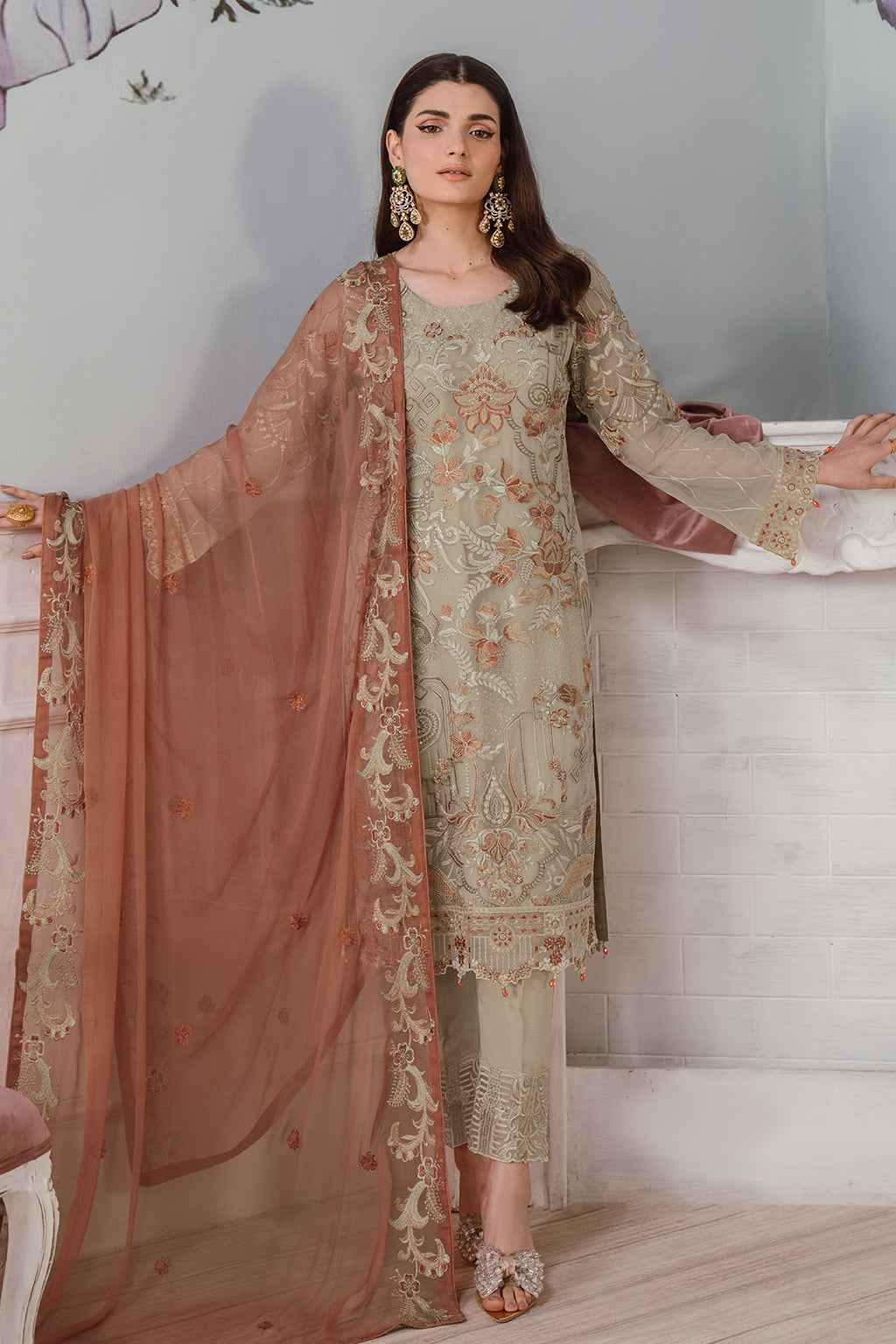 Ramsha | Ramsha Collection | F-2505 - Ladies Clothes - Maria Faisal