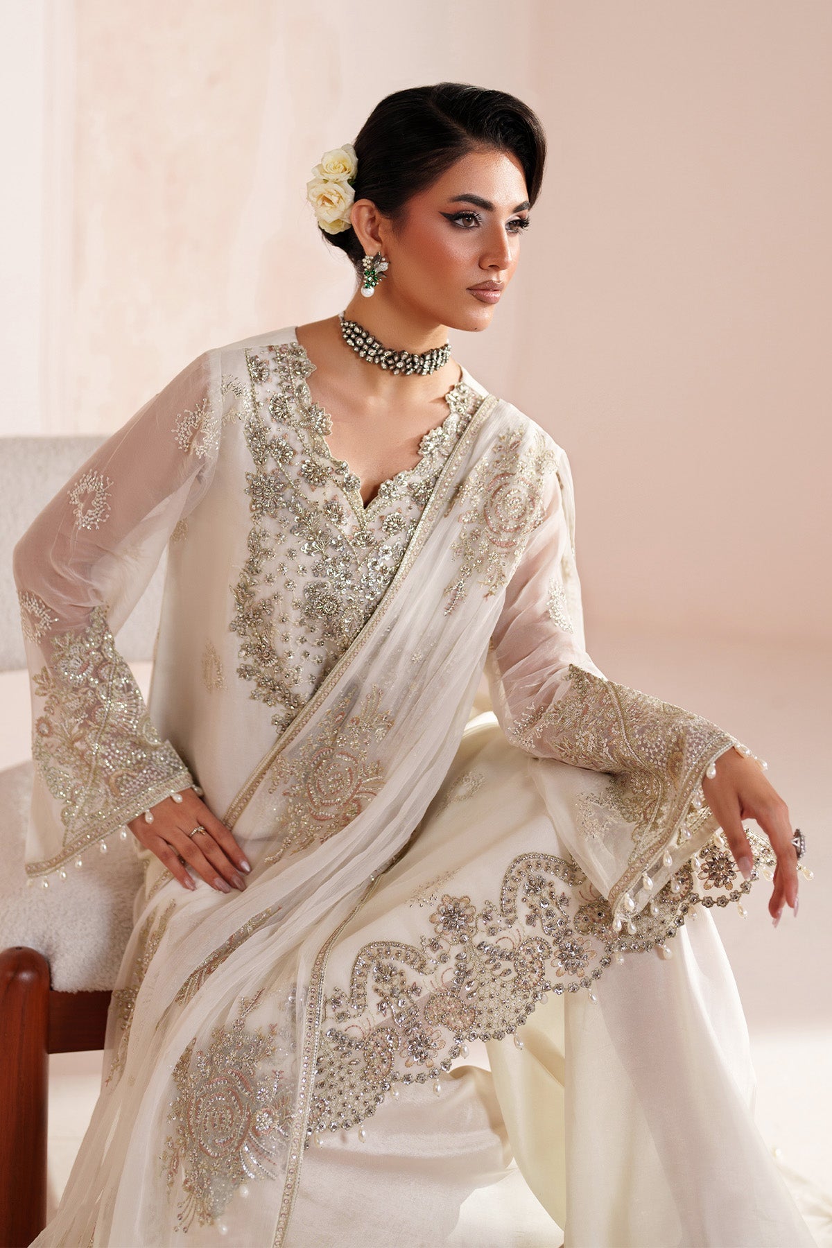 Alizeh | Aymal Handcrafted Luxury Formals | AF-BHM-4067-Zeba - Formal Dress - available at Maria Faisal in UK and USA.