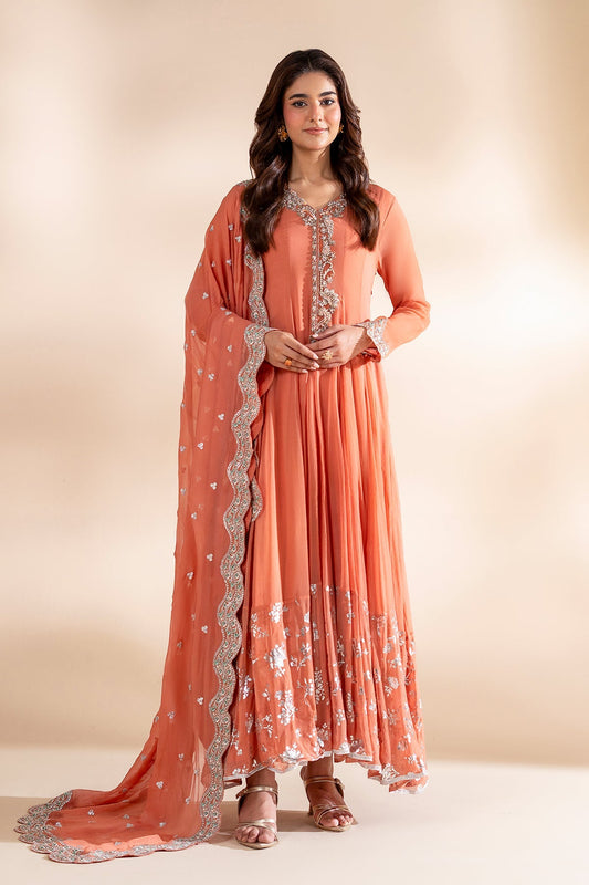 Charizma | Festive Pret | 3-PC Embroidered Chiffon CMA-6-418 - Formal Dress - available at Maria Faisal in UK and USA.