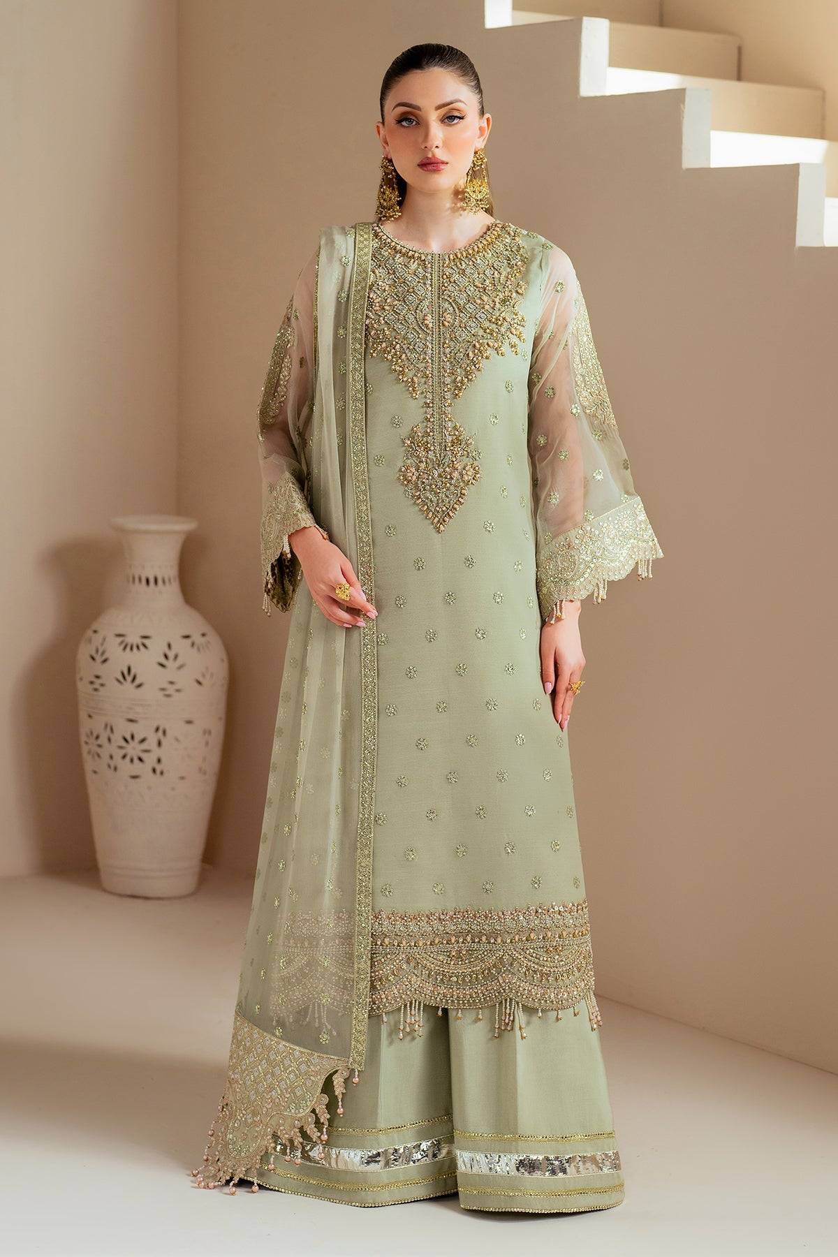 Alizeh | Aymal Chiffon | AF-BHM-4042-Alish by Maria Faisal - Registered Vendor of : Alizeh - type : Ladies Clothes - 100% original wedding dresses