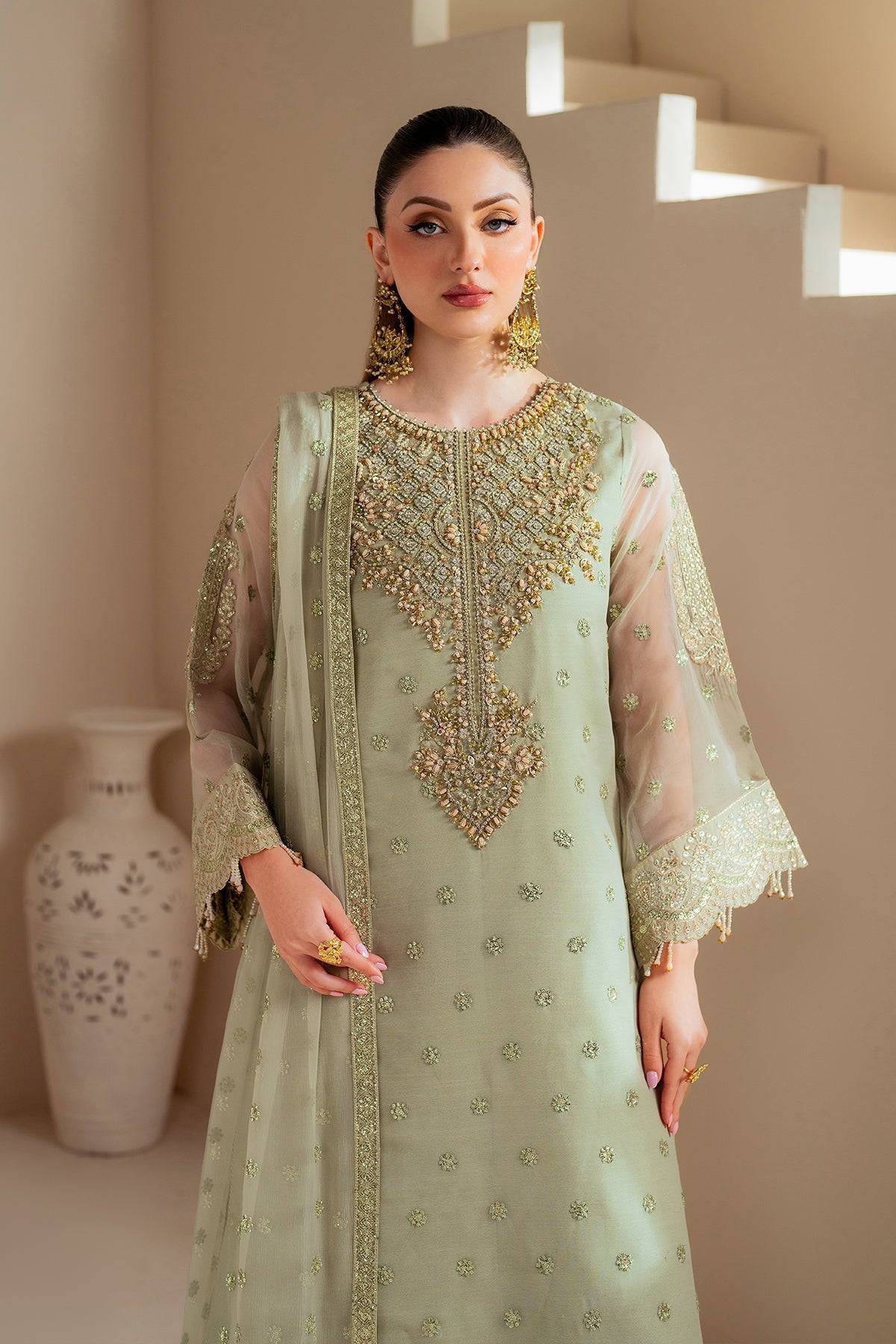 Alizeh | Aymal Chiffon | AF-BHM-4042-Alish by Maria Faisal - Registered Vendor of : Alizeh - type : Ladies Clothes - 100% original wedding dresses
