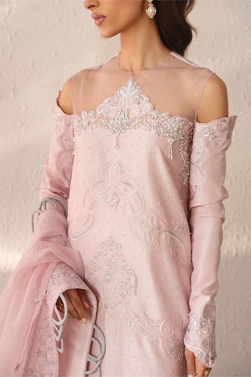 Mysie | Festive 26 | Lavender - Luxury Dress - available at Maria Faisal in UK and USA.