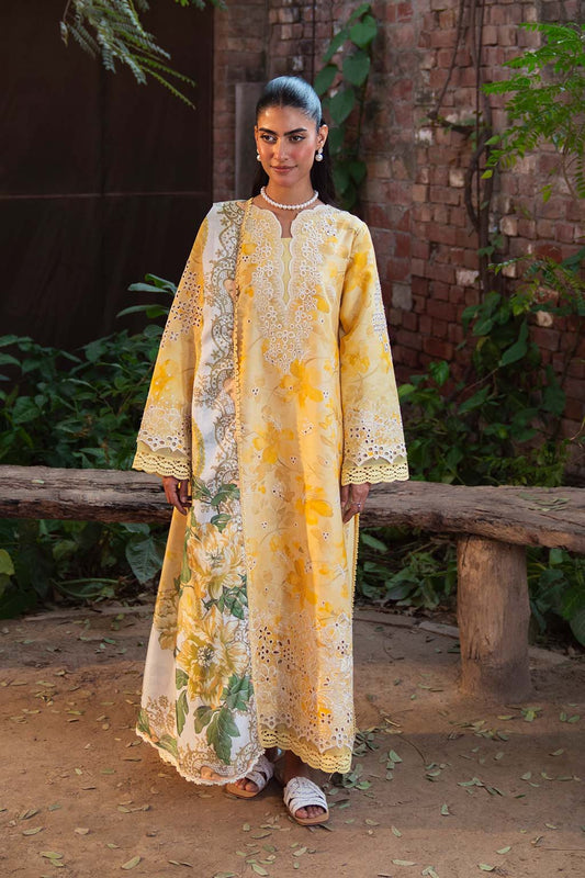 Neeshay | Summer Lines Printkari 25 | BUTTERCUP by Maria Faisal - Registered Vendor of : Neeshay - type : Ladies Clothes - 100% original wedding dresses