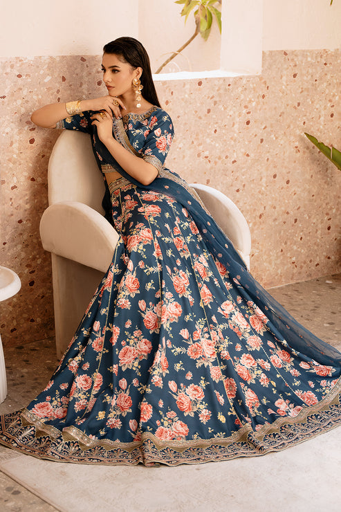 Zarposh | Elara Formals | Charmeuse - Wedding Dress - Maria Faisal