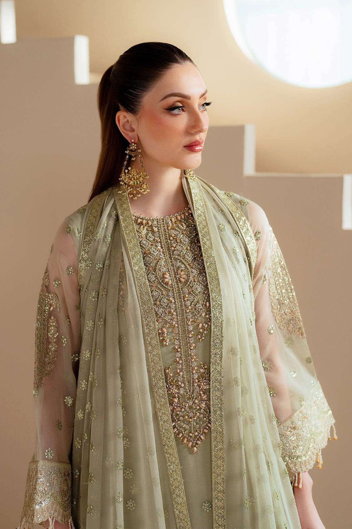 Alizeh | Aymal Chiffon | AF-BHM-4042-Alish by Maria Faisal - Registered Vendor of : Alizeh - type : Ladies Clothes - 100% original wedding dresses