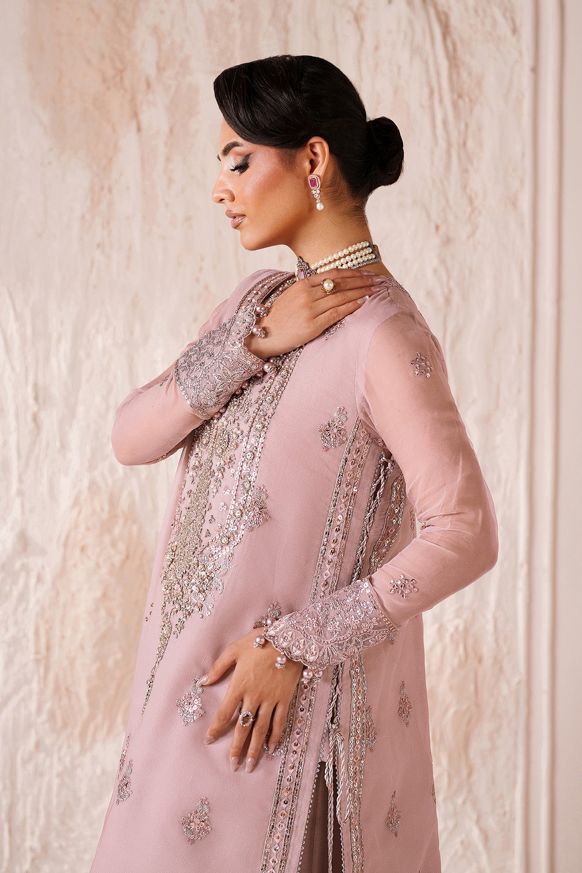 Alizeh | Aymal Handcrafted Luxury Formals | AF-BHM-4066-June - Formal Dress - available at Maria Faisal in UK and USA.