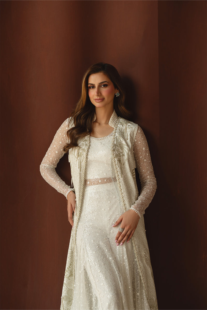 Mysie | Festive 26 | Amen - Luxury Dress - available at Maria Faisal in UK and USA.
