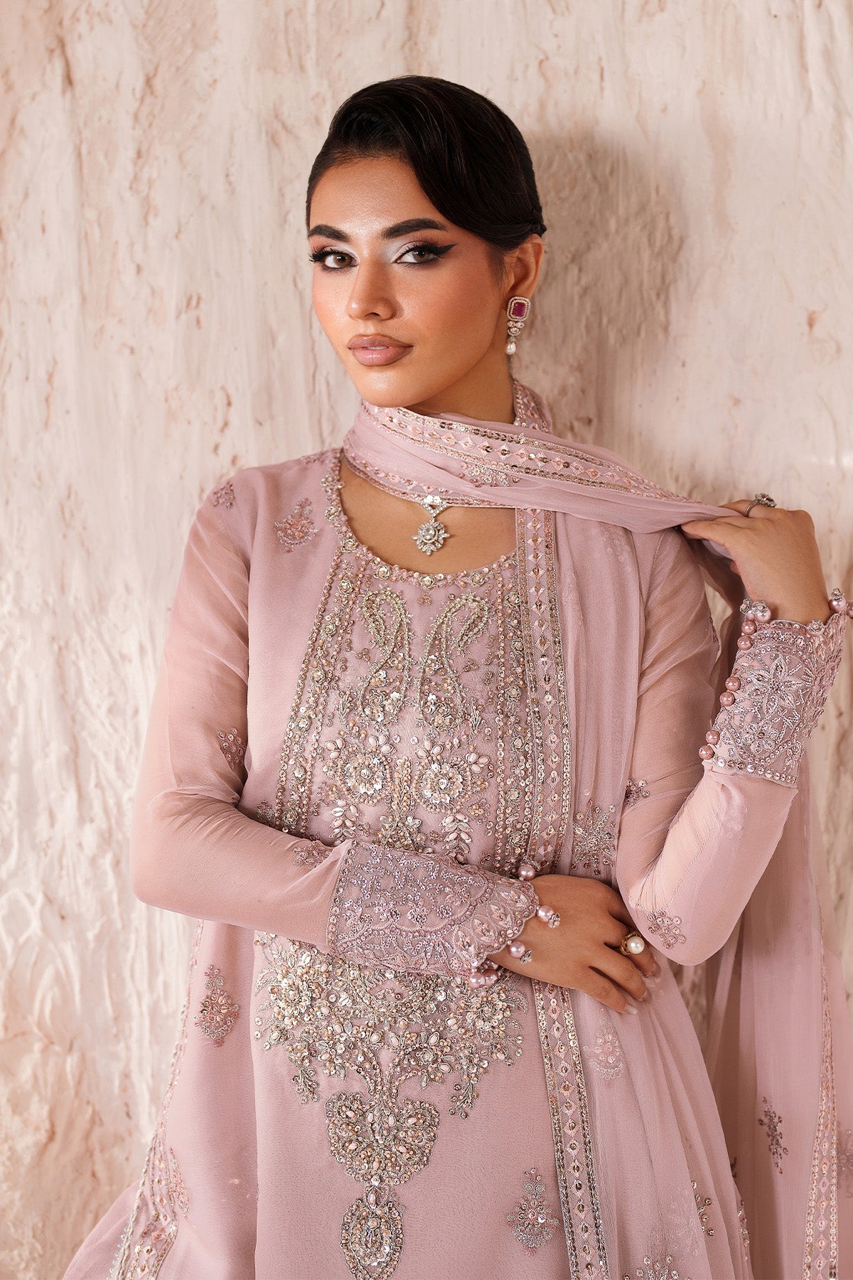 Alizeh | Aymal Handcrafted Luxury Formals | AF-BHM-4066-June - Formal Dress - available at Maria Faisal in UK and USA.