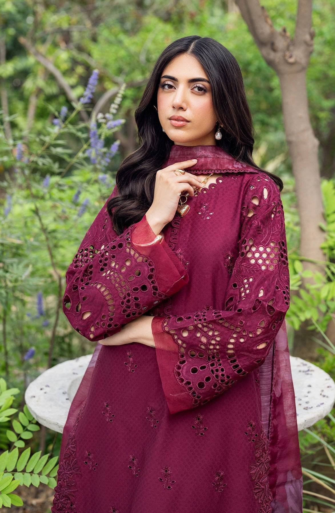 Zarif | Nura Textured Lawn 25 | MORICH by Maria Faisal - Registered Vendor of : Zarif - type : Ladies Clothes - 100% original wedding dresses