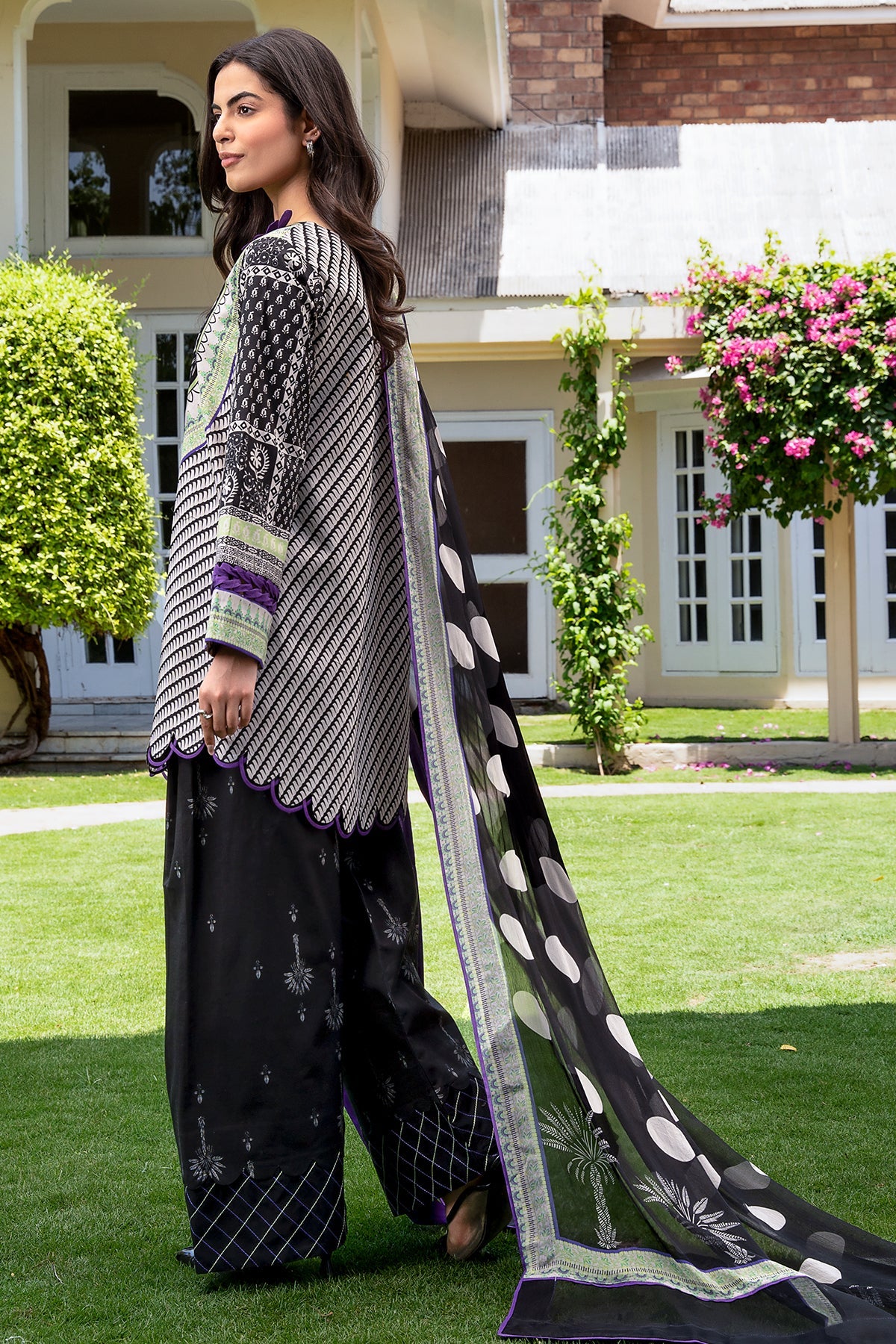 Charizma | C Print Lawn | CP6-24 - Luxury Dress - available at Maria Faisal in UK and USA.