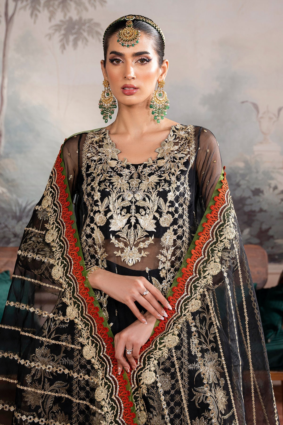 Inara | Aurelia Wedding Collection | Noir - Ladies Clothes - Maria Faisal