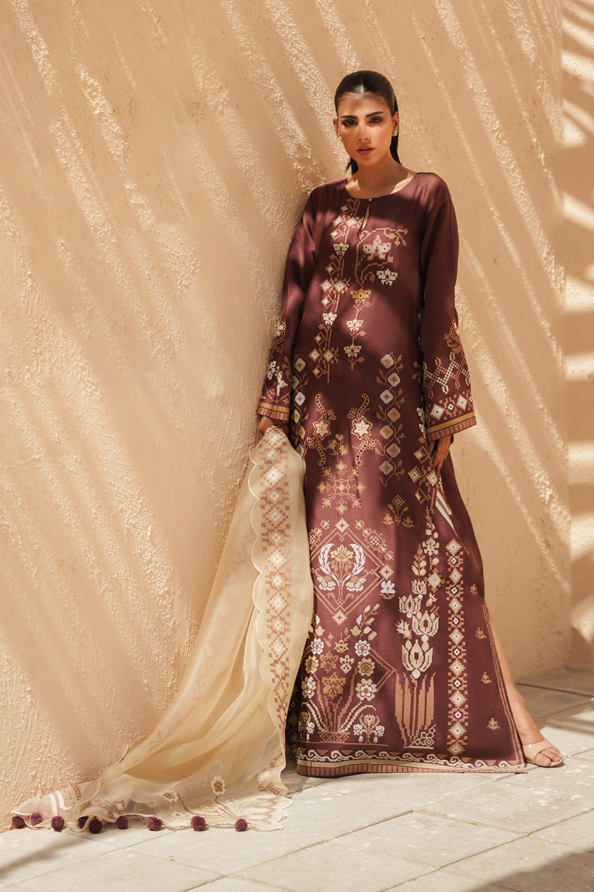 Sania Maskatiya | Summer Festive 26 | Maira (B) - Luxury Dress - available at Maria Faisal in UK and USA.