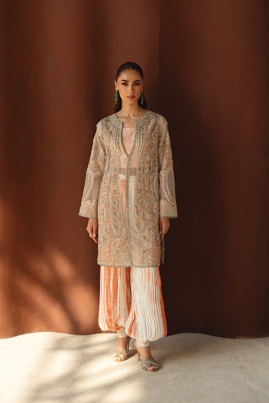 Mysie | Festive 26 | Hooria - Luxury Dress - available at Maria Faisal in UK and USA.
