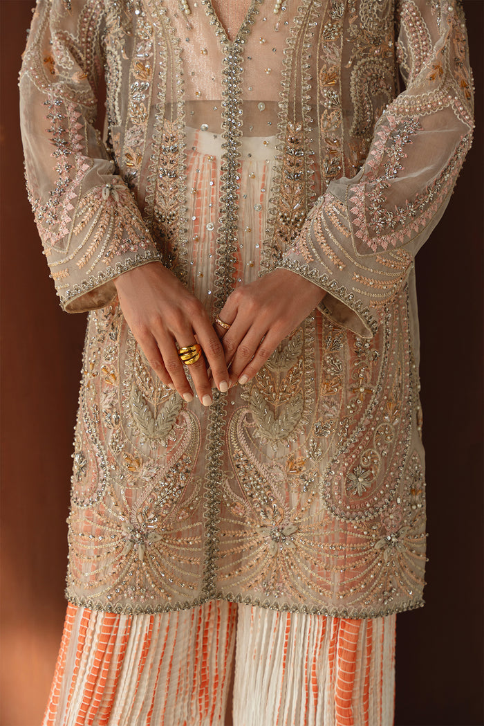 Mysie | Festive 26 | Hooria - Luxury Dress - available at Maria Faisal in UK and USA.