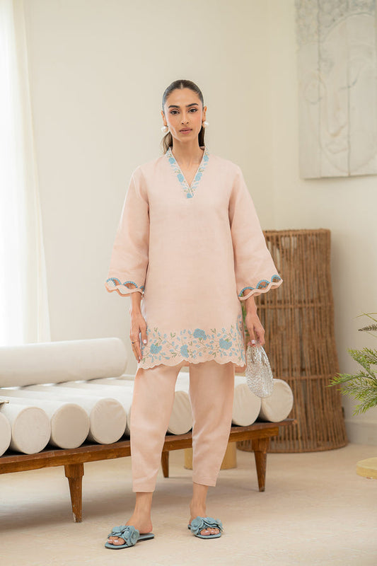 Sahar | Pre Essential Emb Edit | Desert Pearl - Ladies Clothes - Maria Faisal