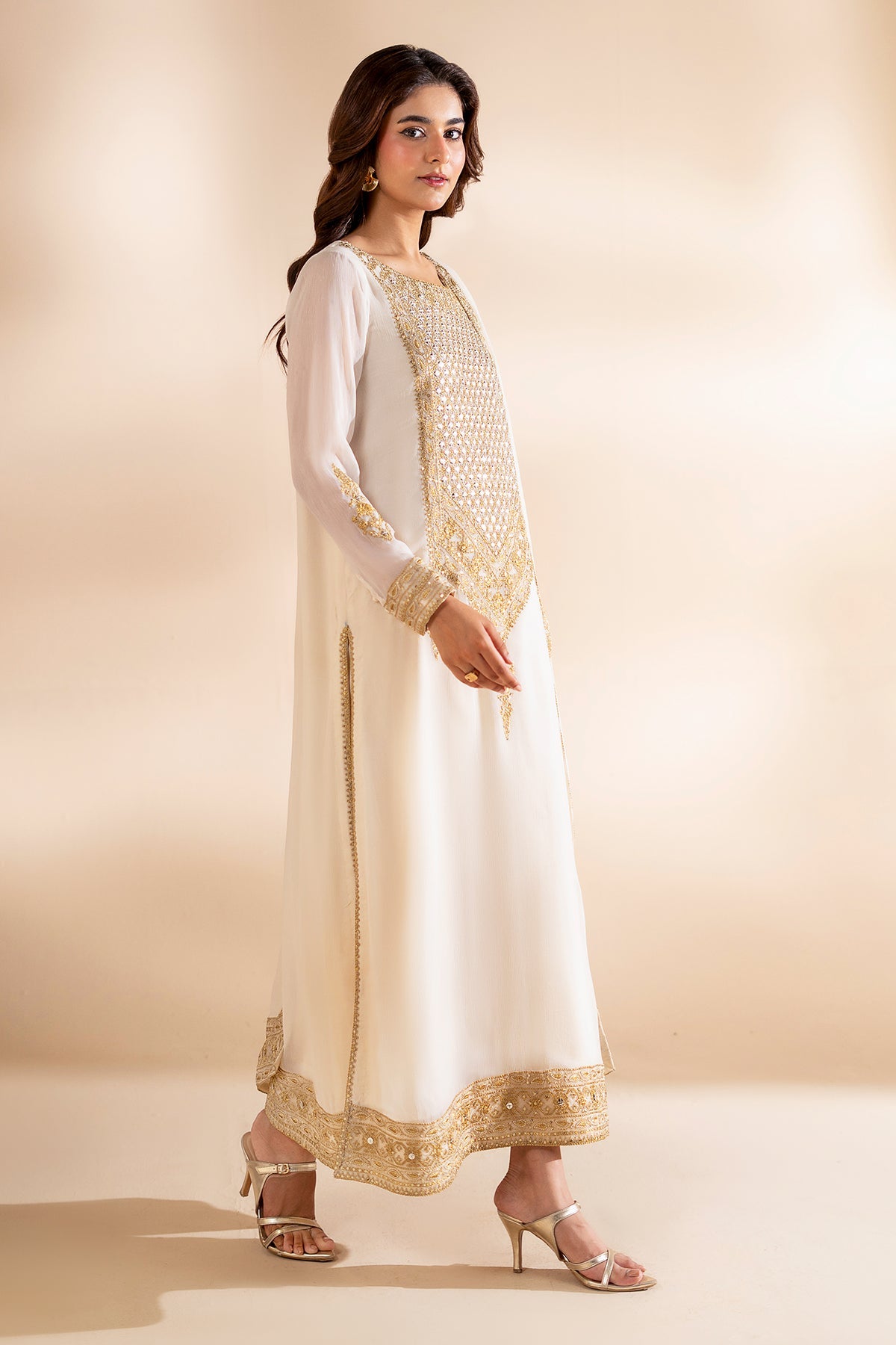 Charizma | Festive Pret | 3-PC Embroidered CMA-6-436 - Formal Dress - available at Maria Faisal in UK and USA.