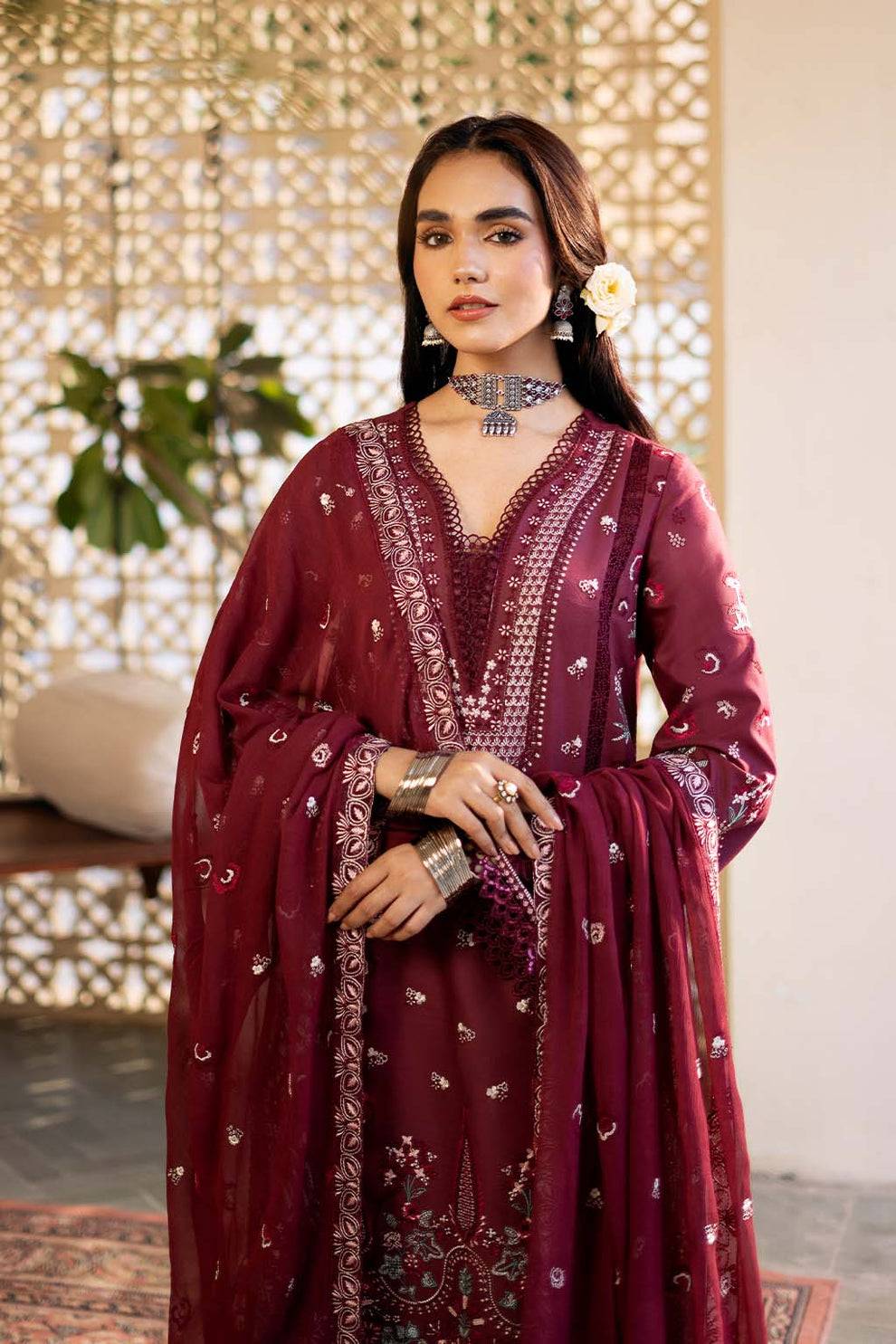 Zarposh | Sajni Lawn 25 | Nayirah by Maria Faisal - Registered Vendor of : Zarposh - type : Ladies Clothes - 100% original wedding dresses