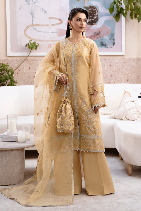 Zarposh | Elara Formals | Zard - Wedding Dress - Maria Faisal