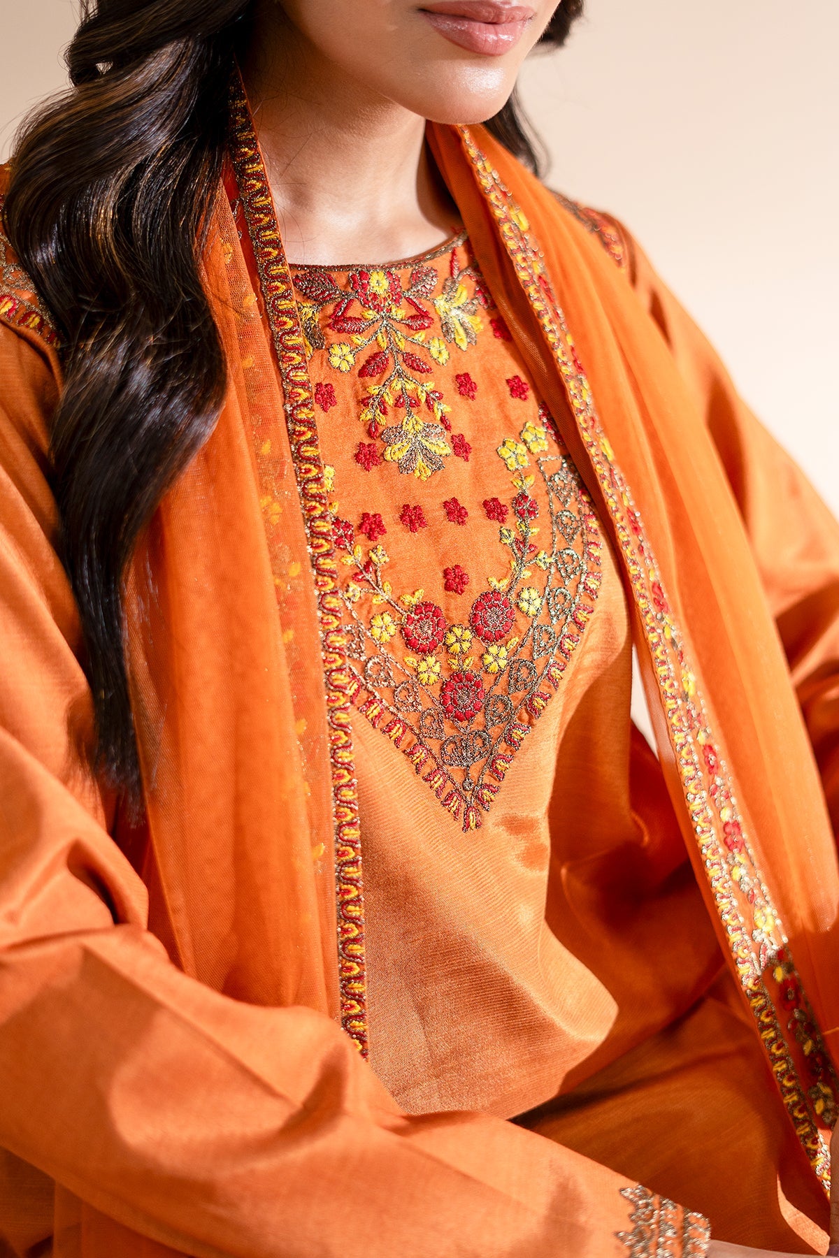 Charizma | Festive Pret | 3-PC Stitched Embroidered CMA-6-312 - Formal Dress - available at Maria Faisal in UK and USA.