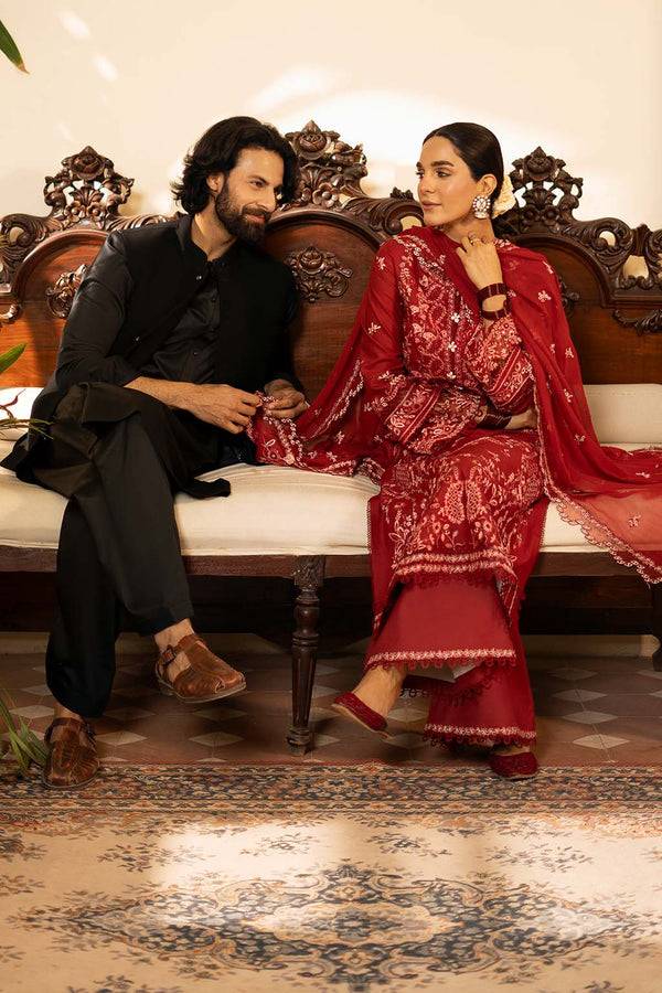 Zarposh | Sajni Lawn 25 | Noorjah by Maria Faisal - Registered Vendor of : Zarposh - type : Ladies Clothes - 100% original wedding dresses