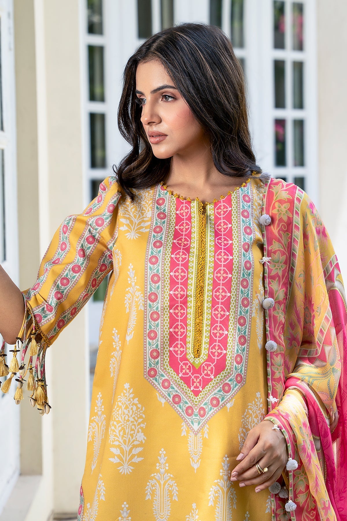 Charizma | C Print Lawn | CP6-26 - Luxury Dress - available at Maria Faisal in UK and USA.