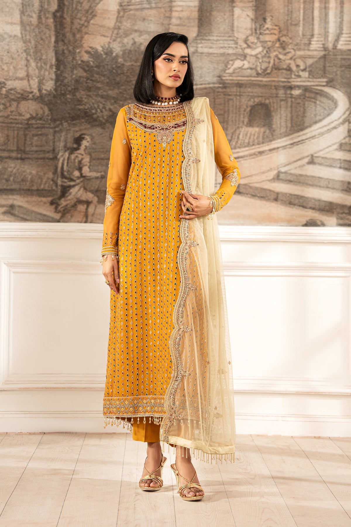 Zarif | Formal Edit 25 | ZFE-04 ELIZA by Maria Faisal - Registered Vendor of : Zarif - type : Ladies Clothes - 100% original wedding dresses