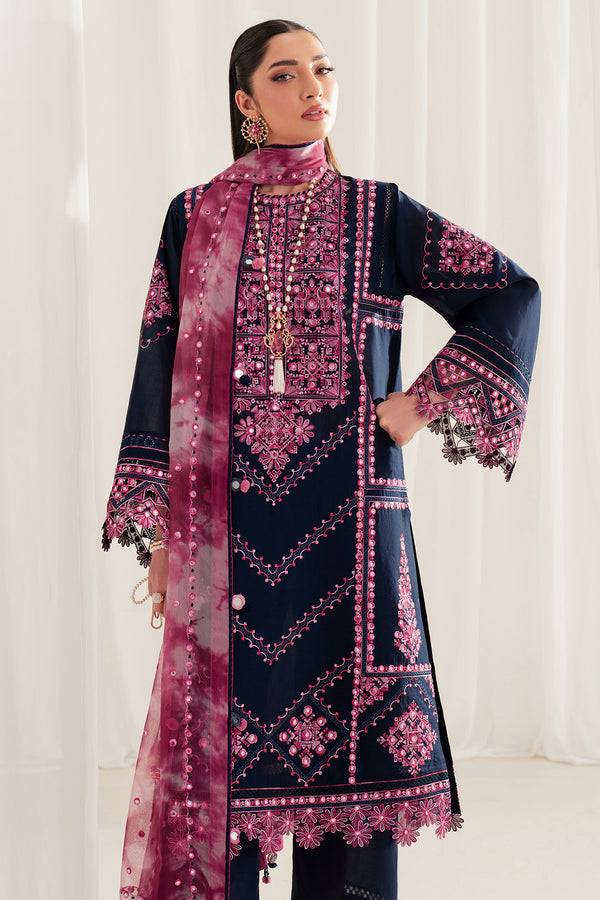 Jazmin | Iris Luxury Lawn 25 | IL'25-D01 by Maria Faisal - Registered Vendor of : Jazmin - type : Ladies Clothes - 100% original wedding dresses
