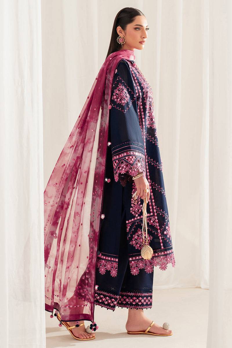 Jazmin | Iris Luxury Lawn 25 | IL'25-D01 by Maria Faisal - Registered Vendor of : Jazmin - type : Ladies Clothes - 100% original wedding dresses