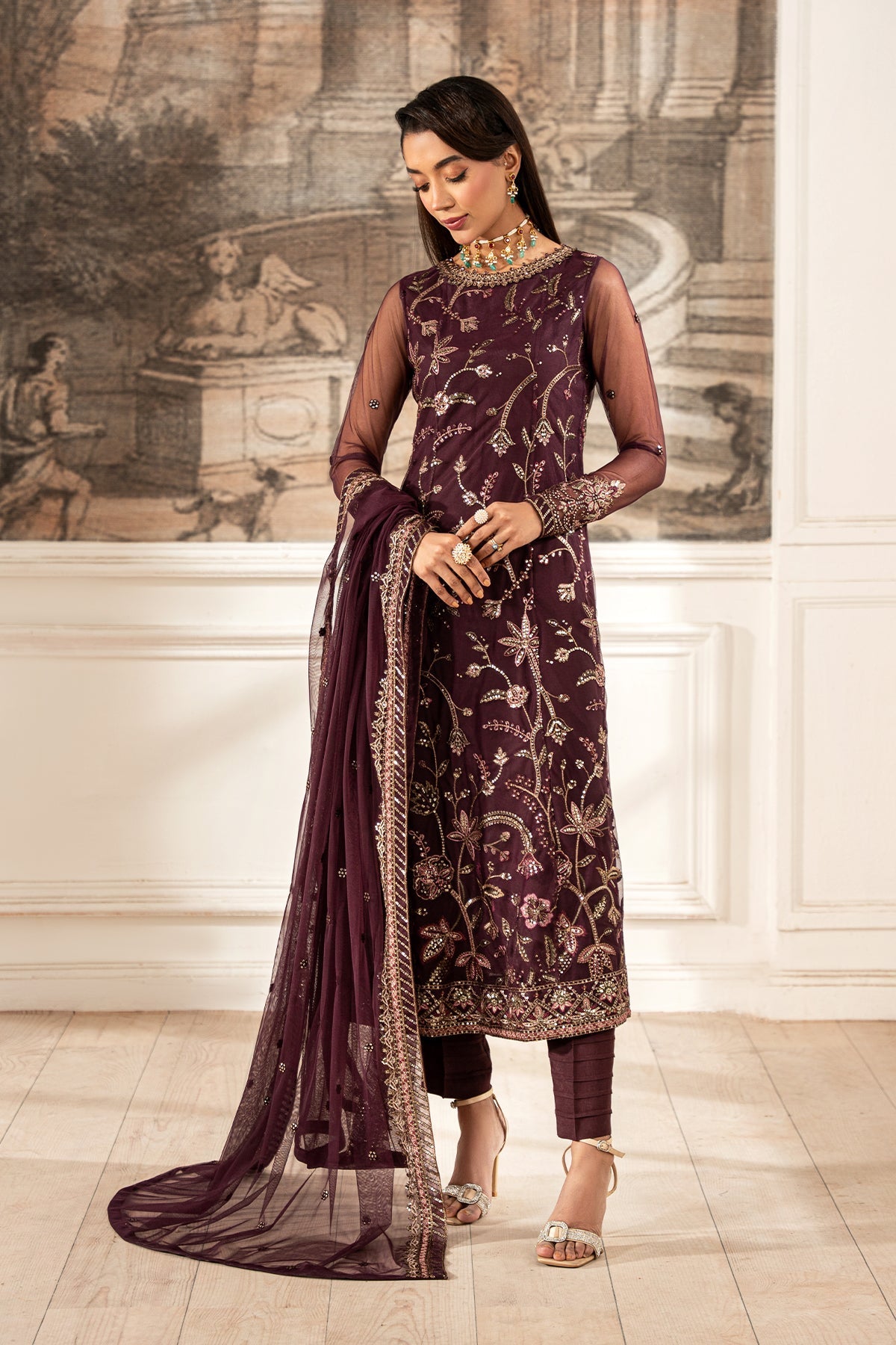 Zarif | Formal Edit 25 | ZFE-06 DAHLIA by Maria Faisal - Registered Vendor of : Zarif - type : Ladies Clothes - 100% original wedding dresses
