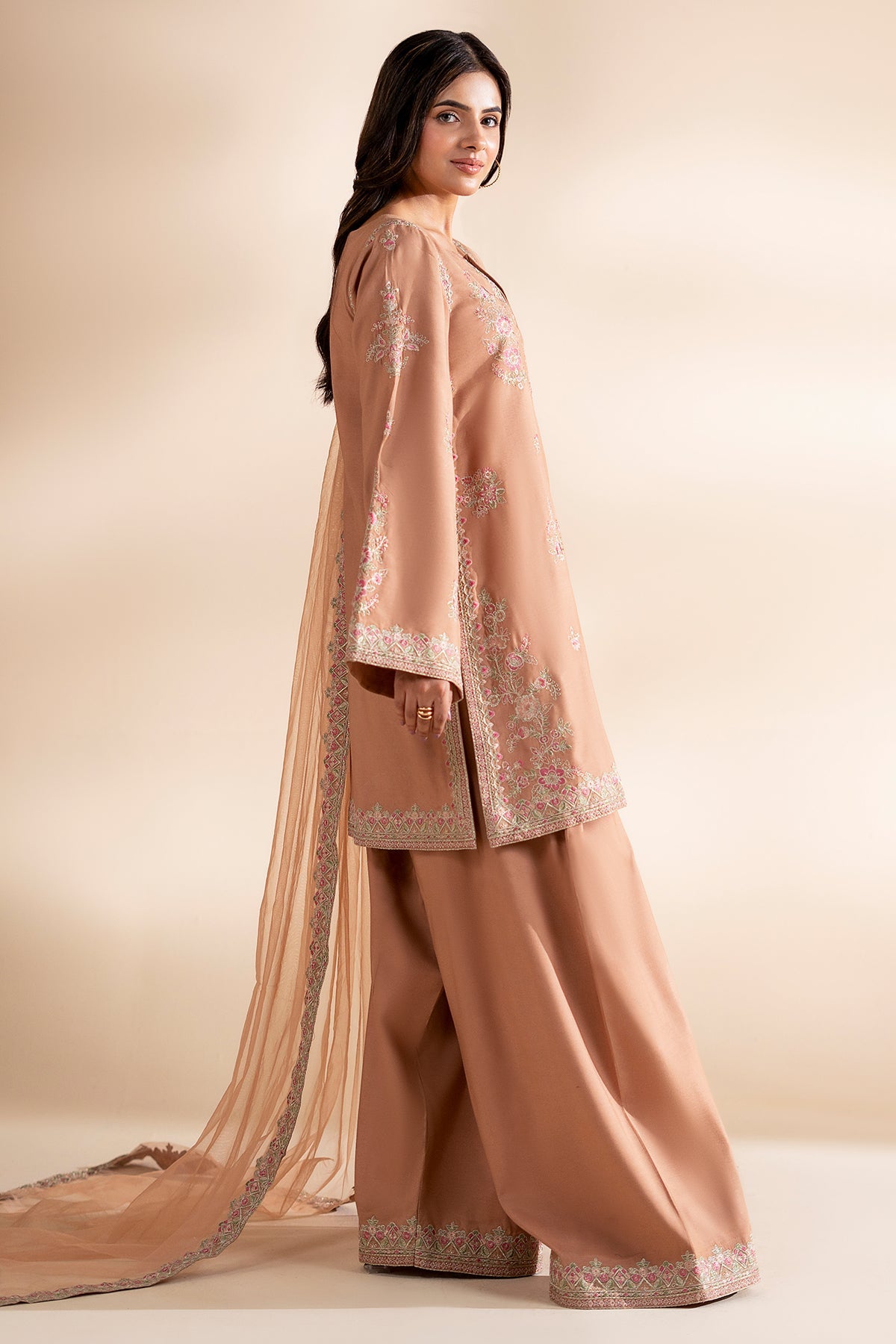 Charizma | Festive Pret | 3-PC Stitched Embroidered CMA-6-398 - Formal Dress - available at Maria Faisal in UK and USA.