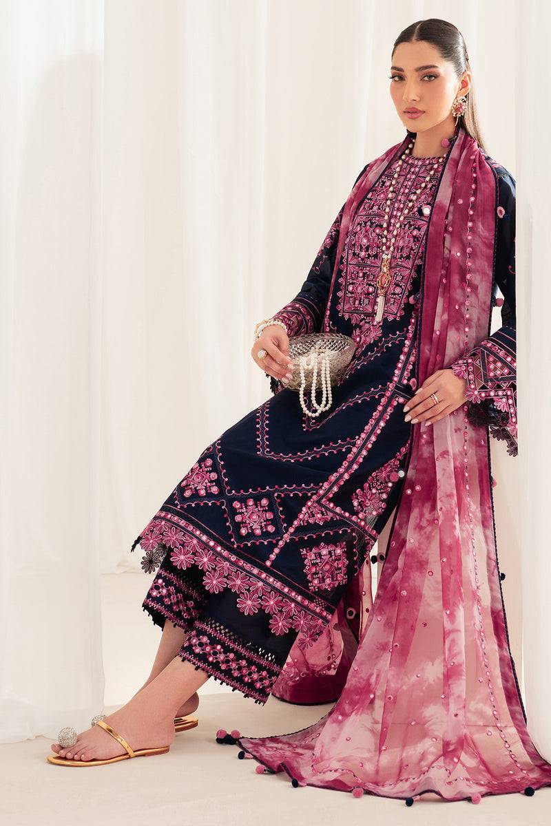 Jazmin | Iris Luxury Lawn 25 | IL'25-D01 by Maria Faisal - Registered Vendor of : Jazmin - type : Ladies Clothes - 100% original wedding dresses