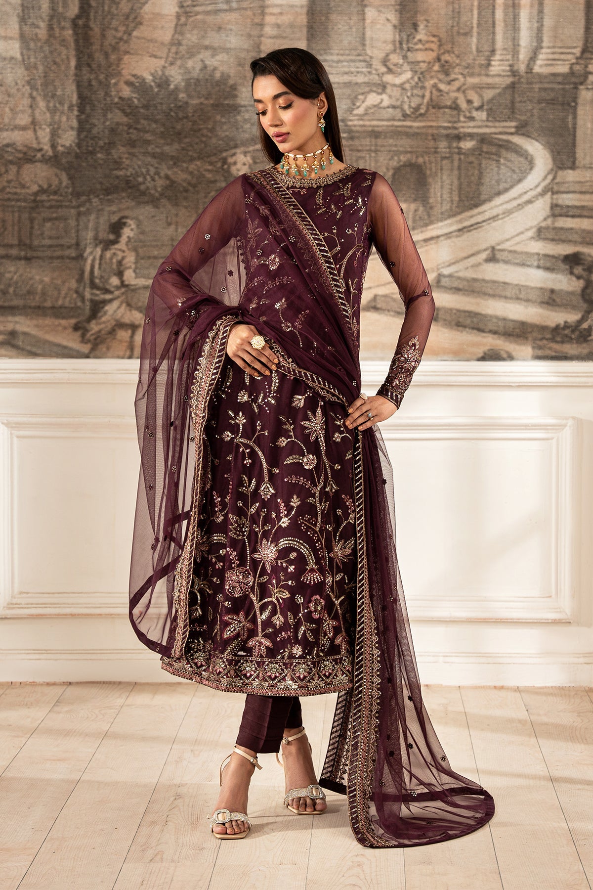 Zarif | Formal Edit 25 | ZFE-06 DAHLIA by Maria Faisal - Registered Vendor of : Zarif - type : Ladies Clothes - 100% original wedding dresses