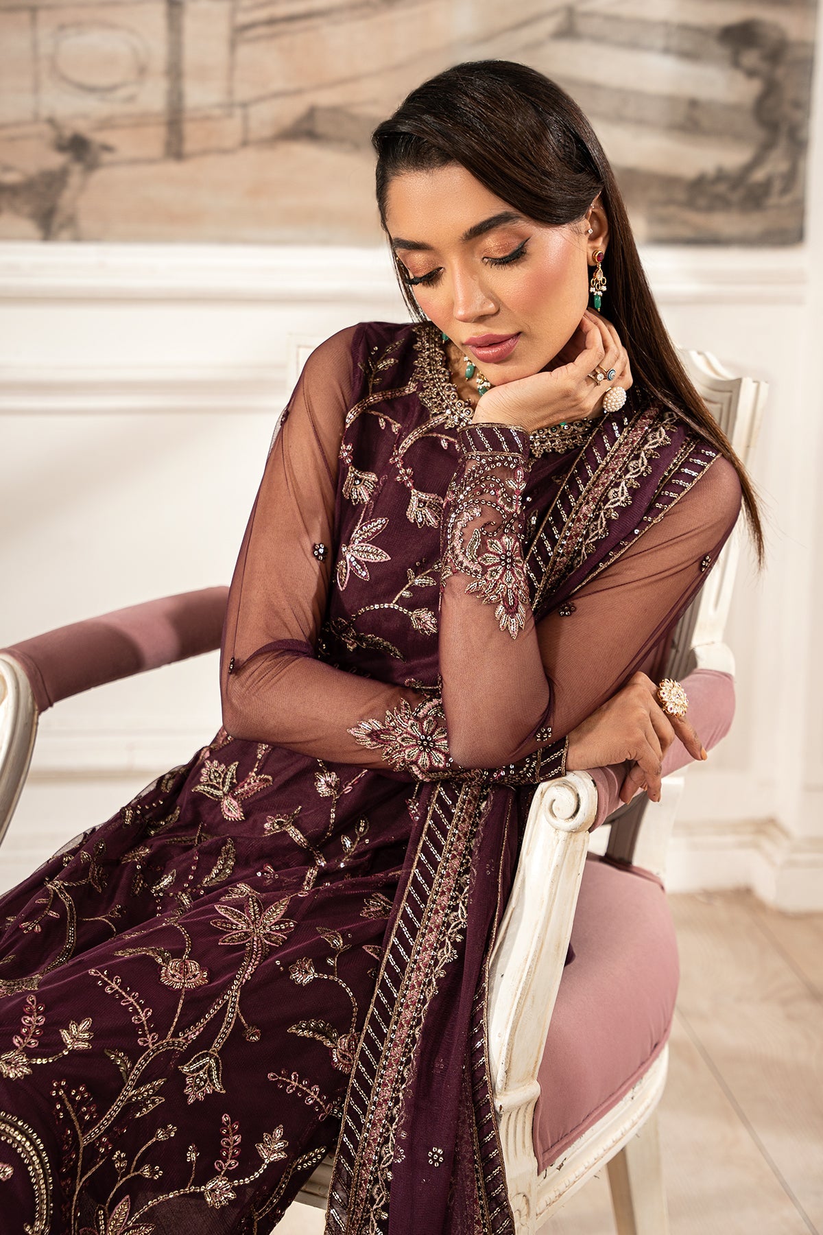 Zarif | Formal Edit 25 | ZFE-06 DAHLIA by Maria Faisal - Registered Vendor of : Zarif - type : Ladies Clothes - 100% original wedding dresses