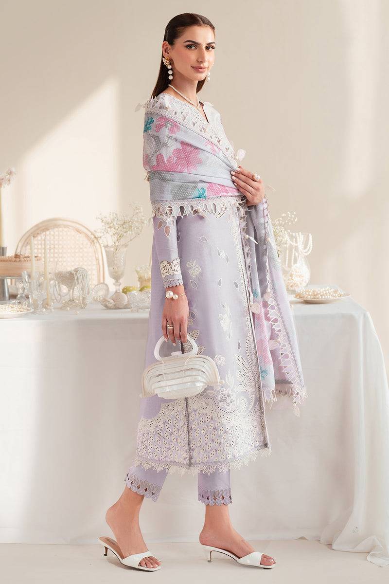 Jazmin | Iris Luxury Lawn 25 | IL'25-D06 by Maria Faisal - Registered Vendor of : Jazmin - type : Ladies Clothes - 100% original wedding dresses