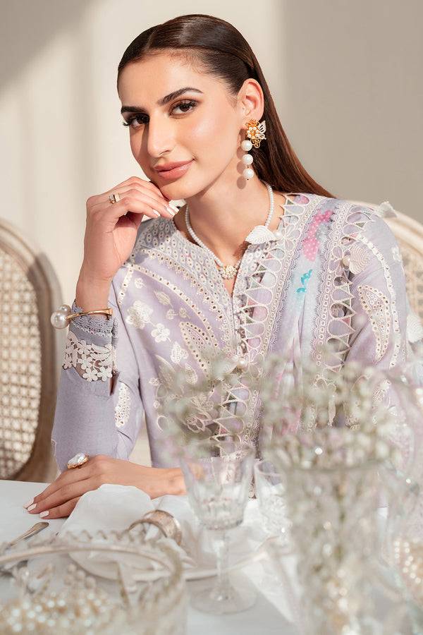 Jazmin | Iris Luxury Lawn 25 | IL'25-D06 by Maria Faisal - Registered Vendor of : Jazmin - type : Ladies Clothes - 100% original wedding dresses