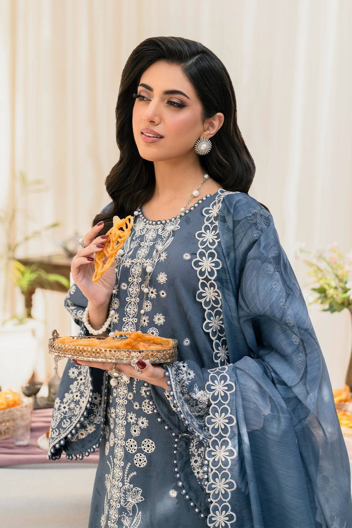 Zarif | Lamhay Luxury Eid Lawn 25 | 06 SAFAH by Maria Faisal - Registered Vendor of : Zarif - type : Ladies Clothes - 100% original wedding dresses