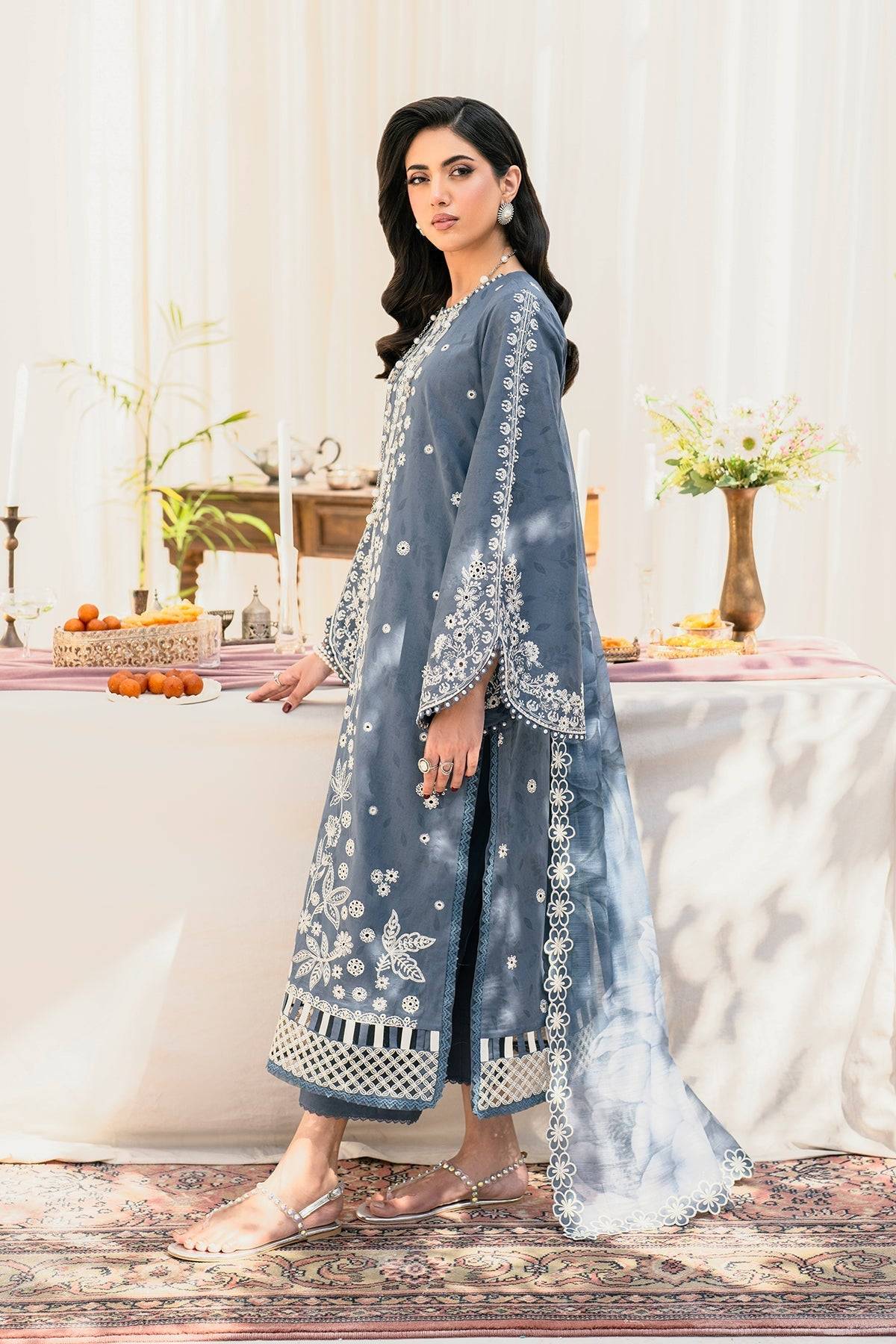 Zarif | Lamhay Luxury Eid Lawn 25 | 06 SAFAH by Maria Faisal - Registered Vendor of : Zarif - type : Ladies Clothes - 100% original wedding dresses