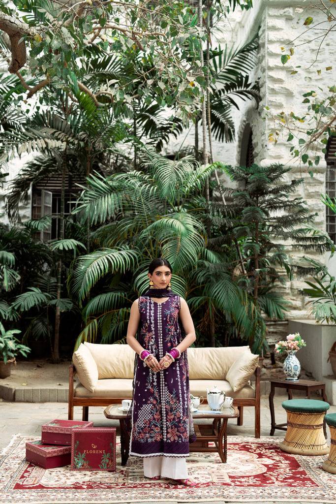 Florent | Eid Edits Luxury Lawn | FEE - 1A by Maria Faisal - Registered Vendor of : Florent - type : Ladies Clothes - 100% original wedding dresses