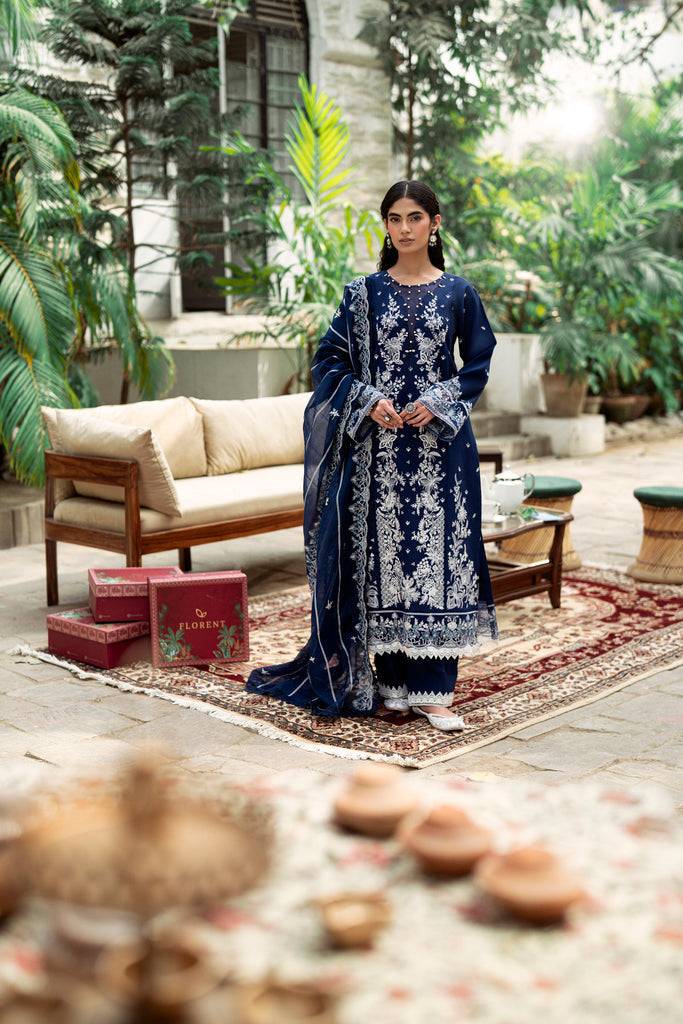 Florent | Eid Edits Luxury Lawn | FEE-9 by Maria Faisal - Registered Vendor of : Florent - type : Ladies Clothes - 100% original wedding dresses