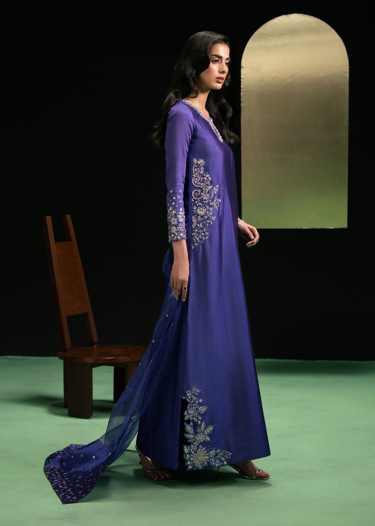 Dastoor | Leia Luxury Pret 26 | Myla - Formal Dress - available at Maria Faisal in UK and USA.